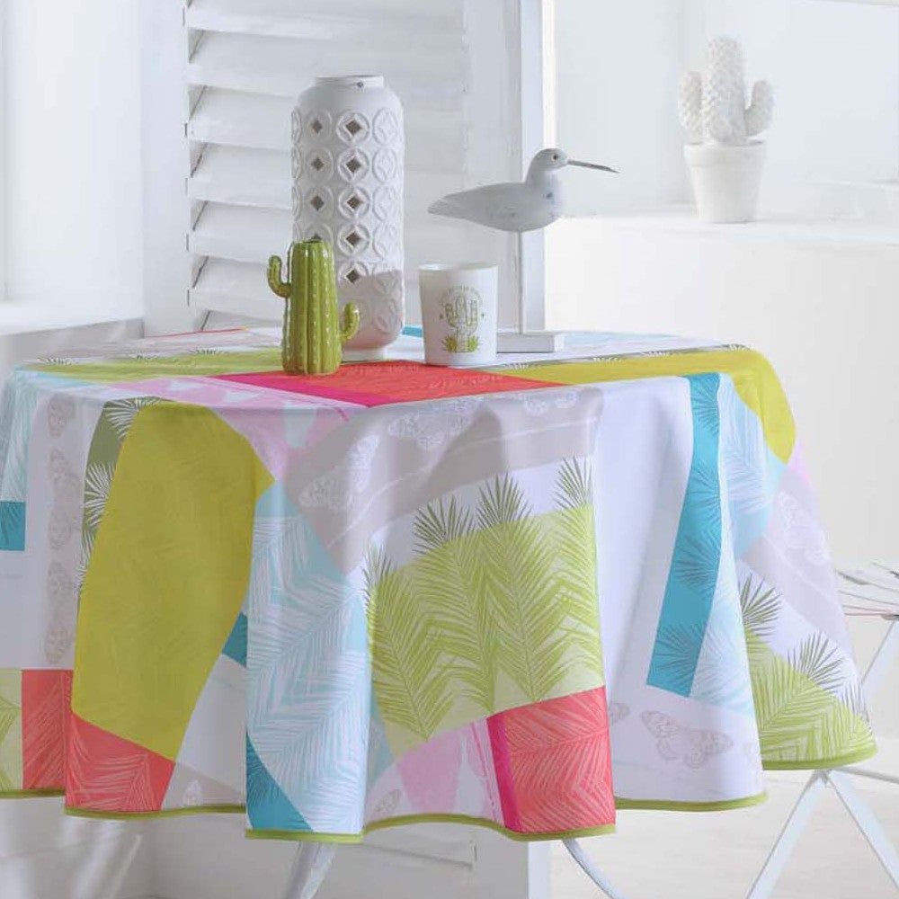 Florida Ø 180 cm, rund duk med fläckskydd