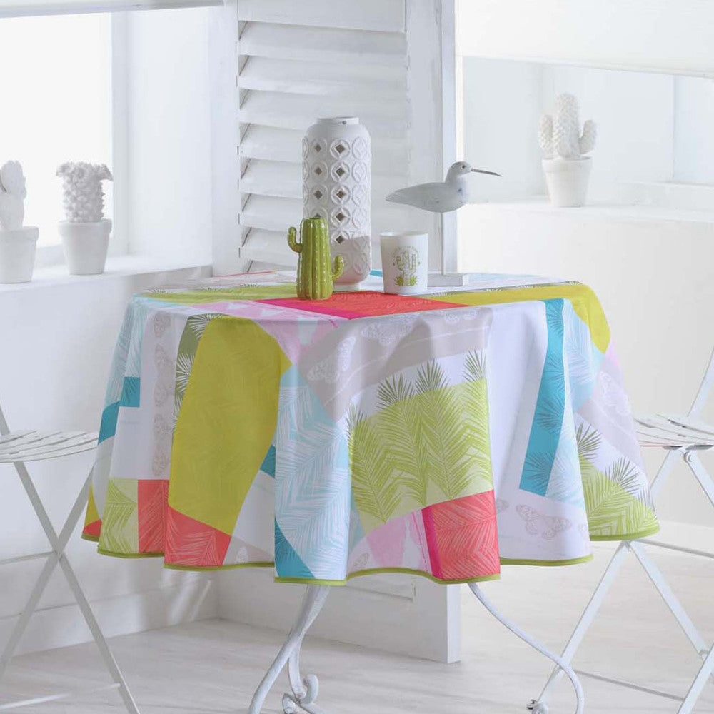 Florida Ø 180 cm, rund duk med fläckskydd