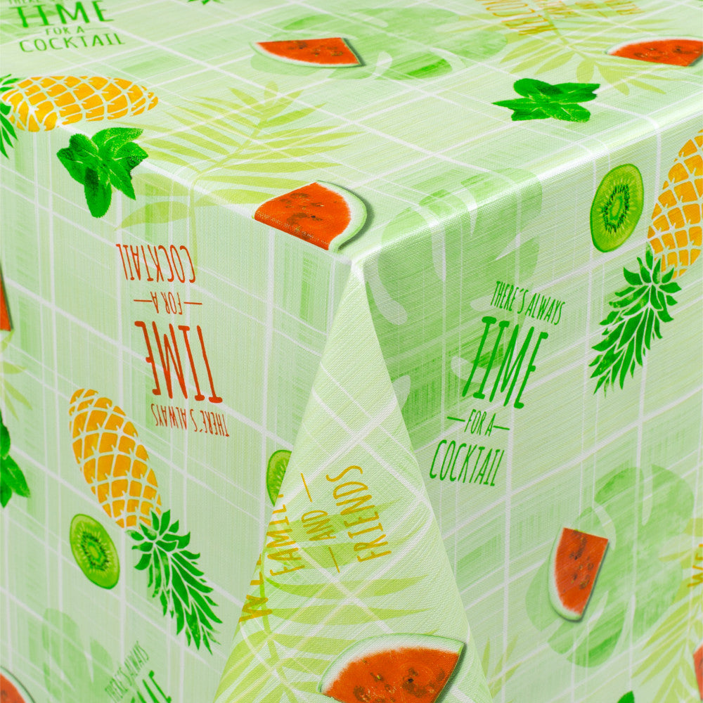 Frukt-Party, vaxduk med lätt präglad yta