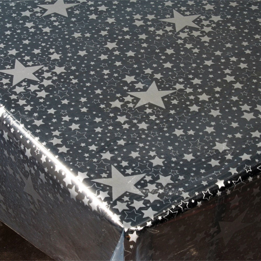 Genomskinlig julvaxdiúk - Stjärnhimmel Silver