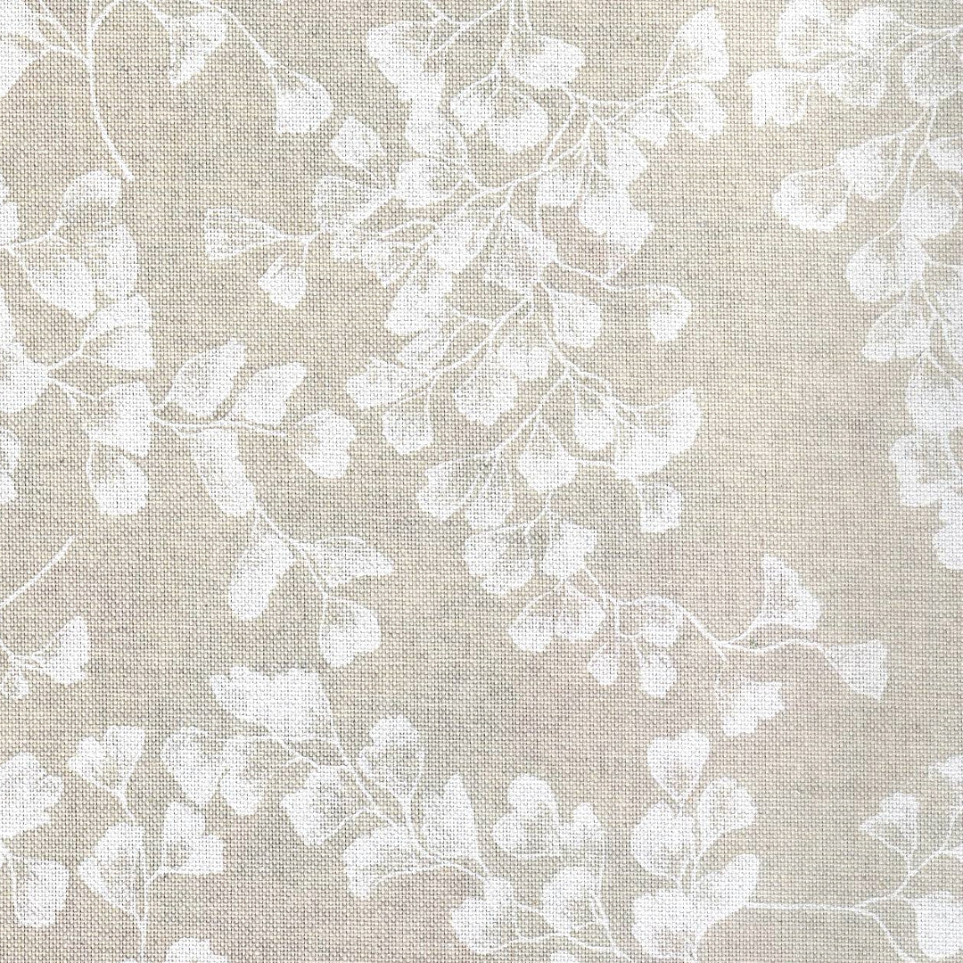 Gingko Biloba - Textilvaxduk med tempelträdets vita blad