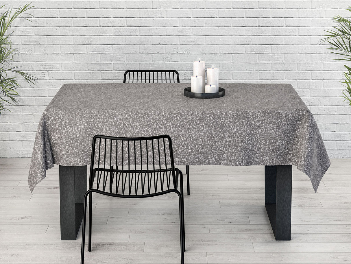 Goya Coffee - Jacquardvävd textilvaxduk, 180 cm bred