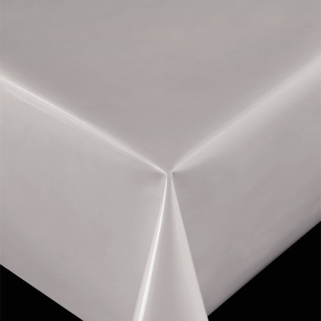 Trend Uni grå - enfärgad, pvc-fri vaxduk