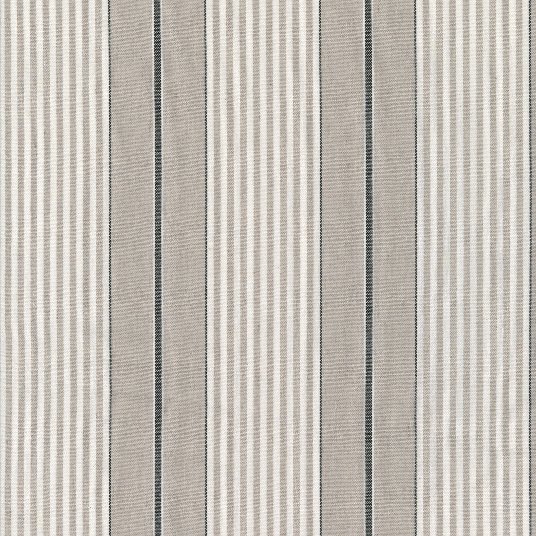 Grå Nordisk Olmer Rand - textilduk i rustik linnelook närbild