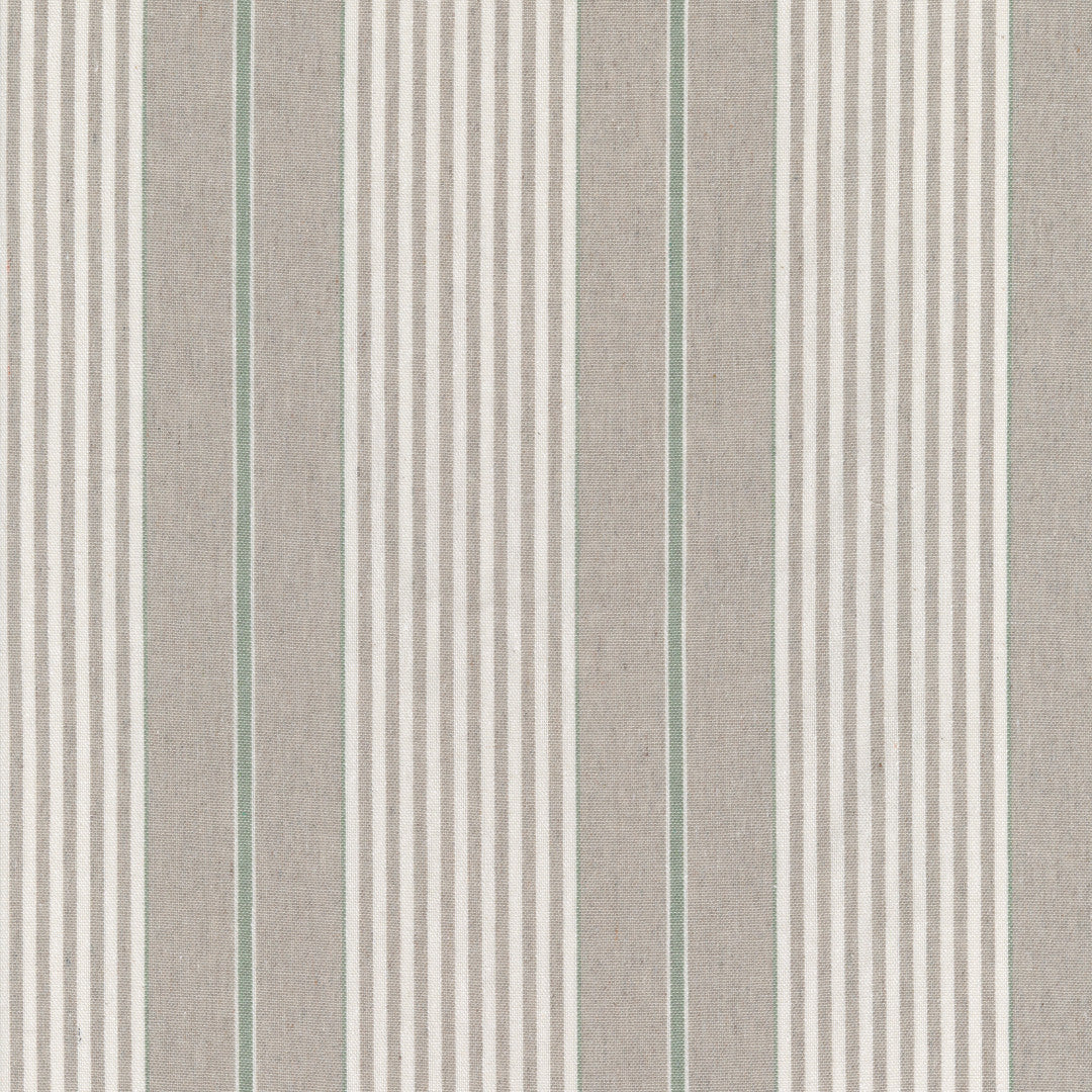 Grön Nordisk Olmer Rand - Textilduk i rustik linnelook närbild