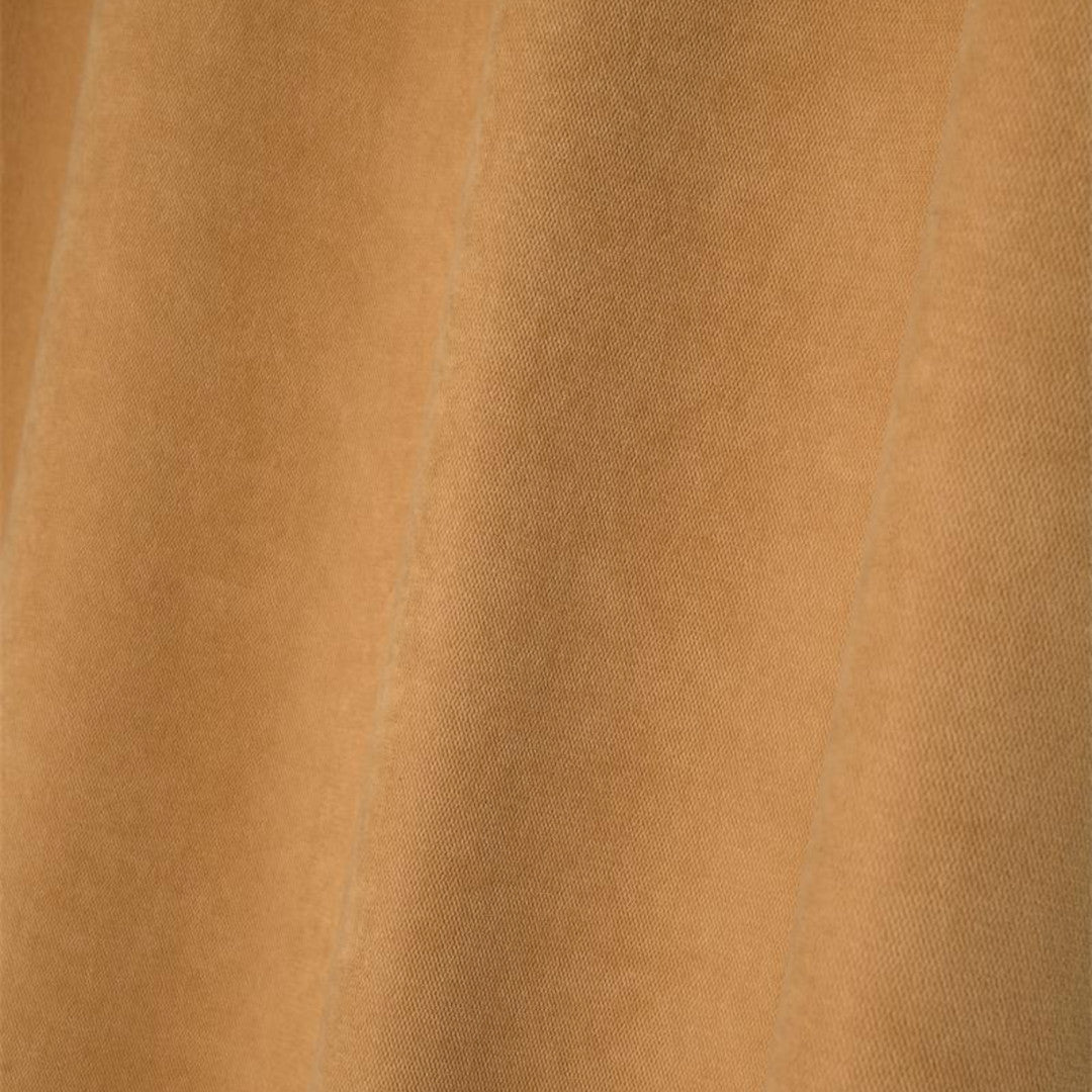 Harvard Senapsgul – Isolerande Gardin 140 x 260 cm, närbild