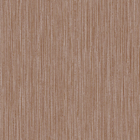 Närbild av Highlights Taupe - Vaxduk med abstrakte ränder och linne look