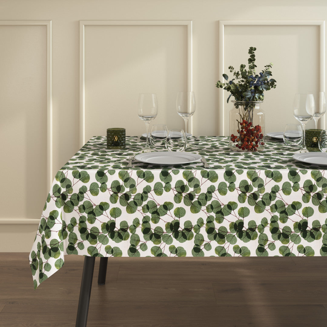 Miljöbild med Hjärtblad - textilduk med vackra hjärtformade blad och halkskydd