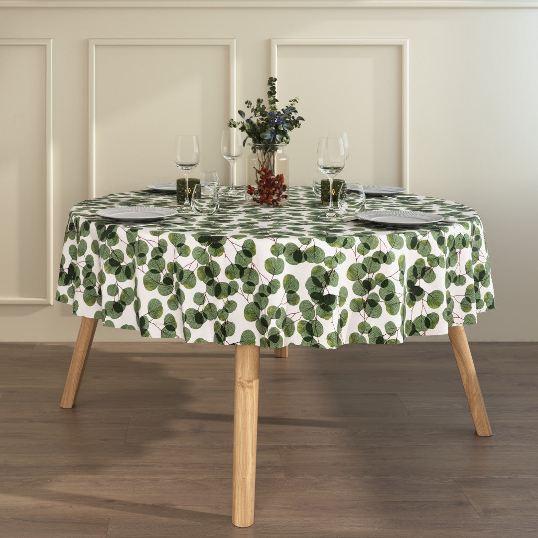 Hjärtblad - textilduk med vackra hjärtformade blad och glidskydd