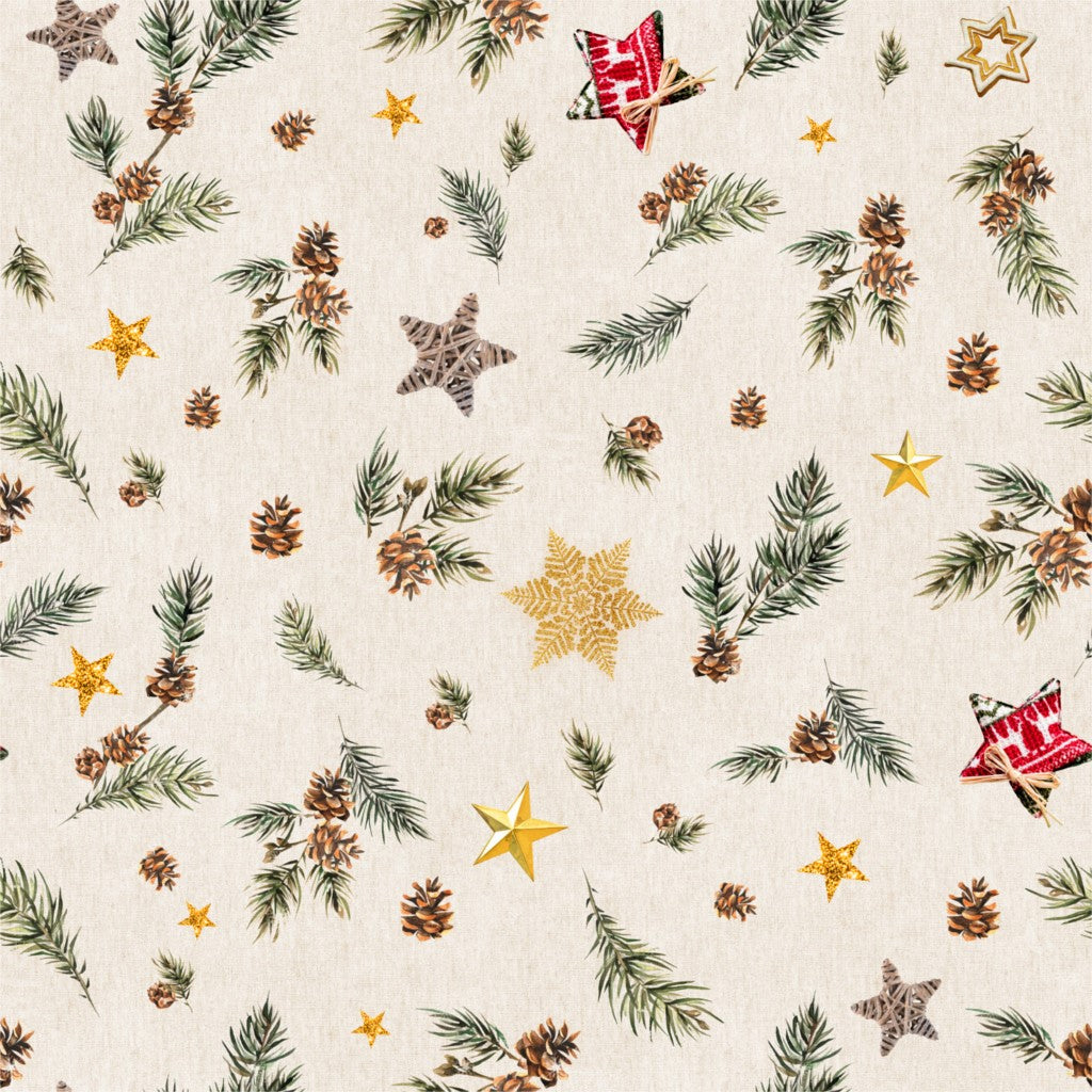 Närbild Hogui, kottar och gran