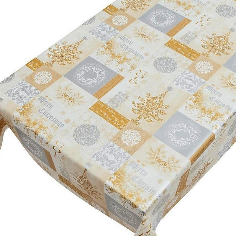 Julvaxduk - Holly Gold, 140 cm bred