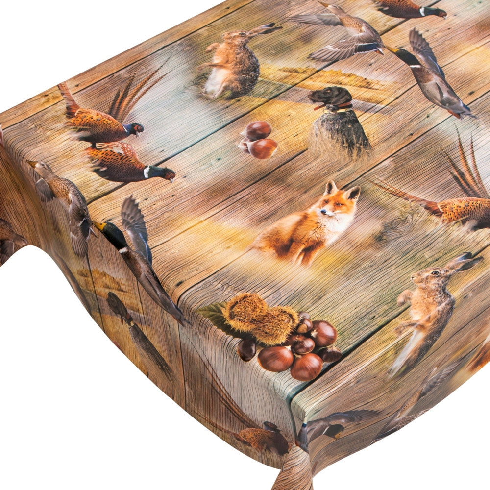 Hunter Wood, vaxduk med jakt, djur och natur miljöbild