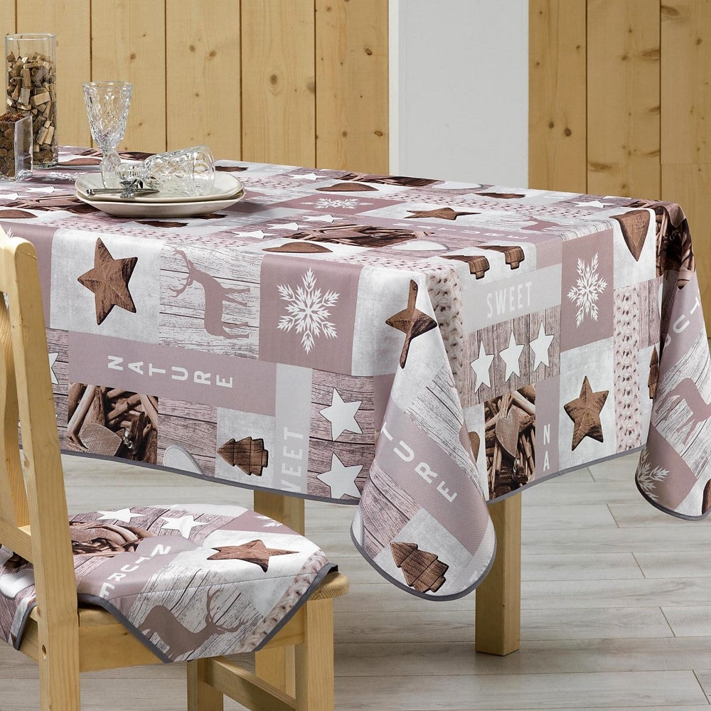 Altitude jul i stugan - Julduk med fläckskydd, 150 x 240 cm , dukning