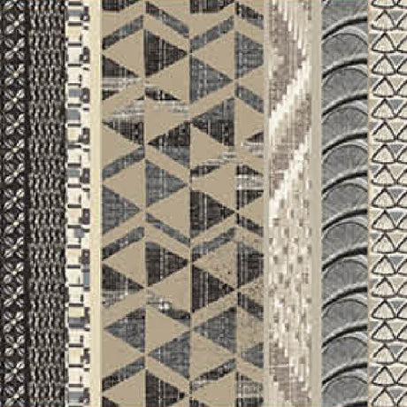 Textilvaxduk - Iroko svart 155 cm bred