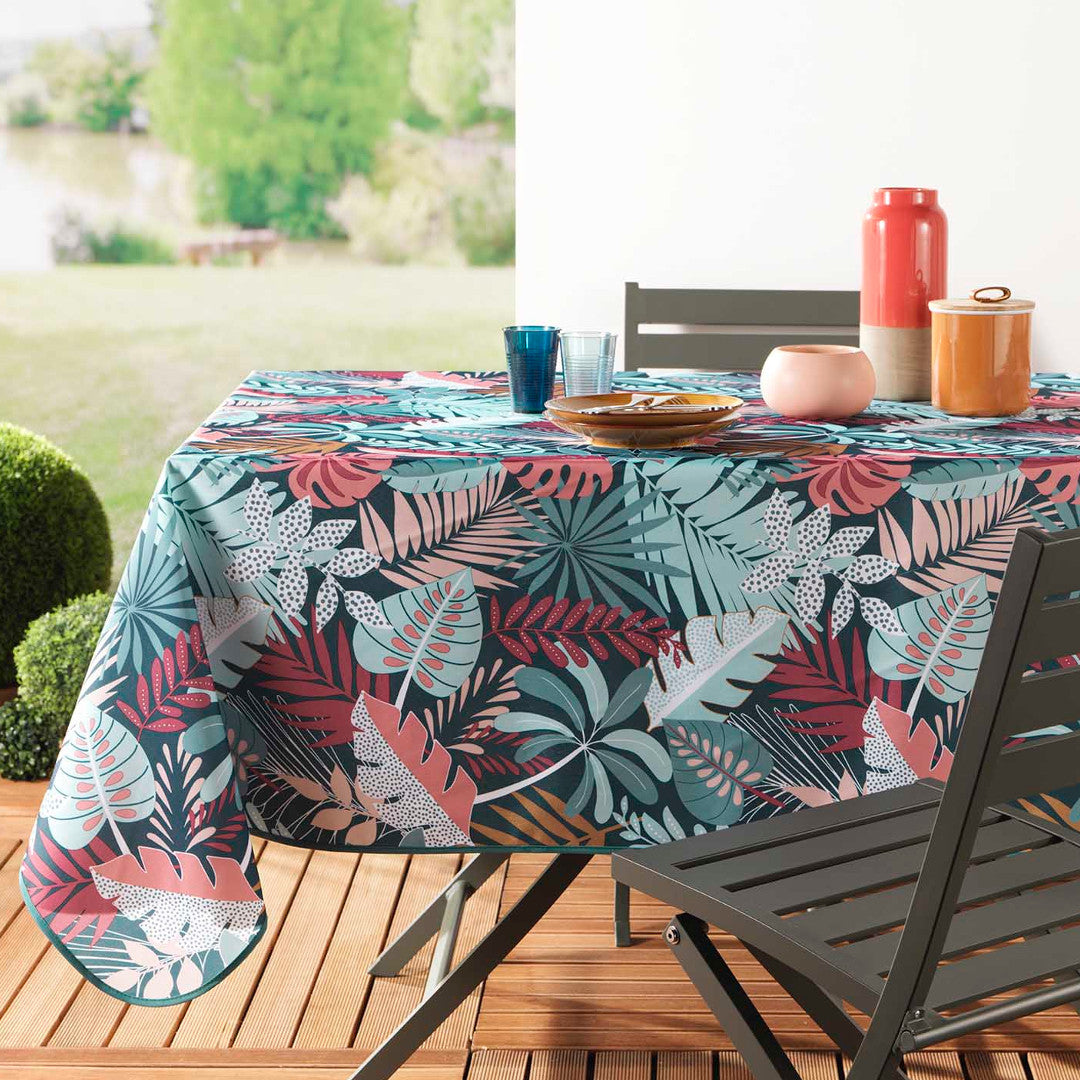 Jacala Blue 150 x 240 cm, rektangulär duk med fläckskydd