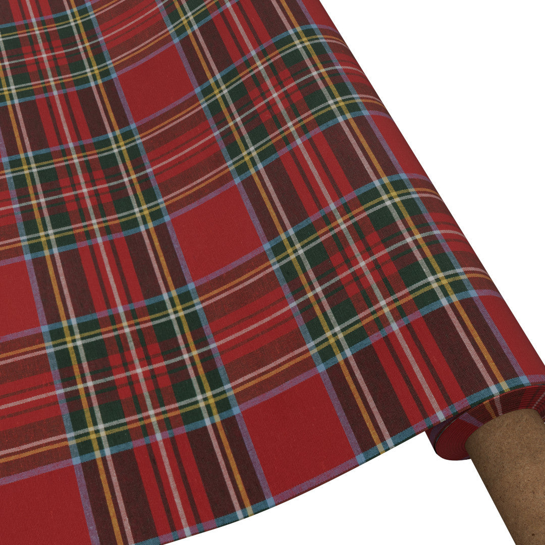Julbordsduk Tartan Röd - Klassisk textilduk med skotska rötter