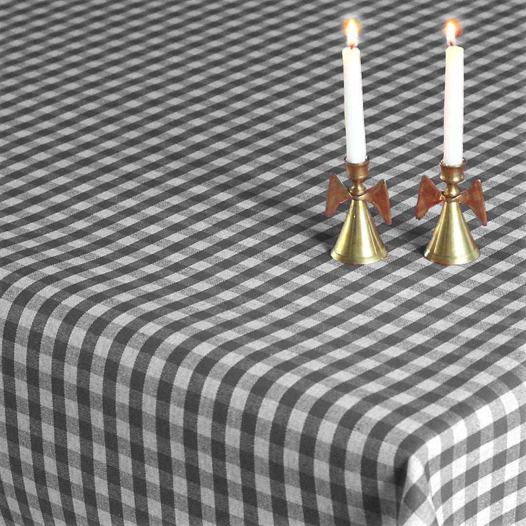 Julerutor i Grått och Vitt – Rustik julduk i linnelook