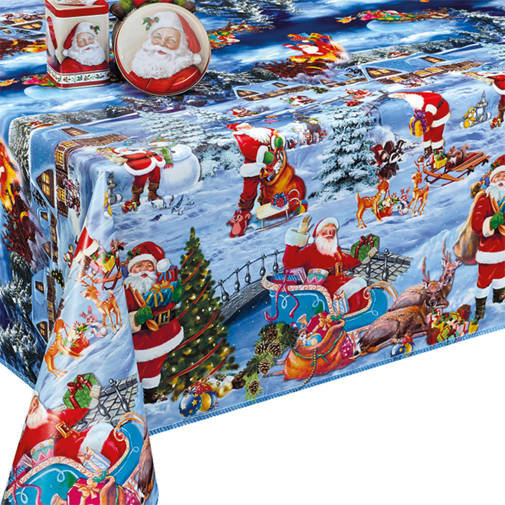 Julvaxduk - Ho Ho Ho snölandskap