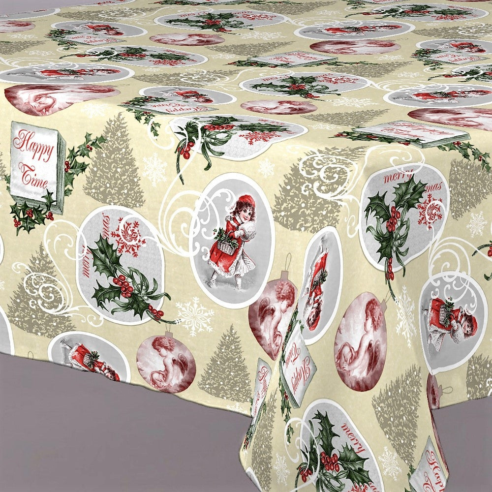 Julvaxduk - Jul och bokmärken hörnbild