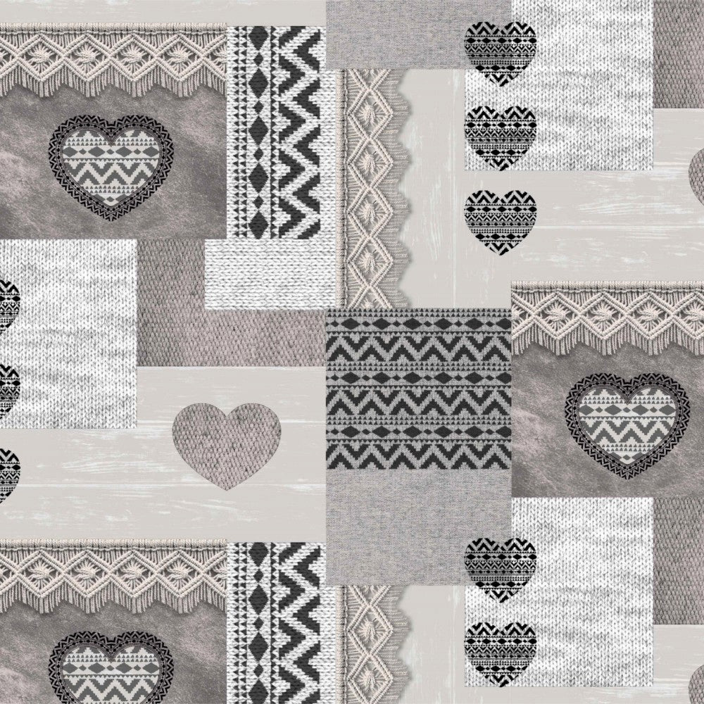 Julvaxduk - Julduk Stickad Grå