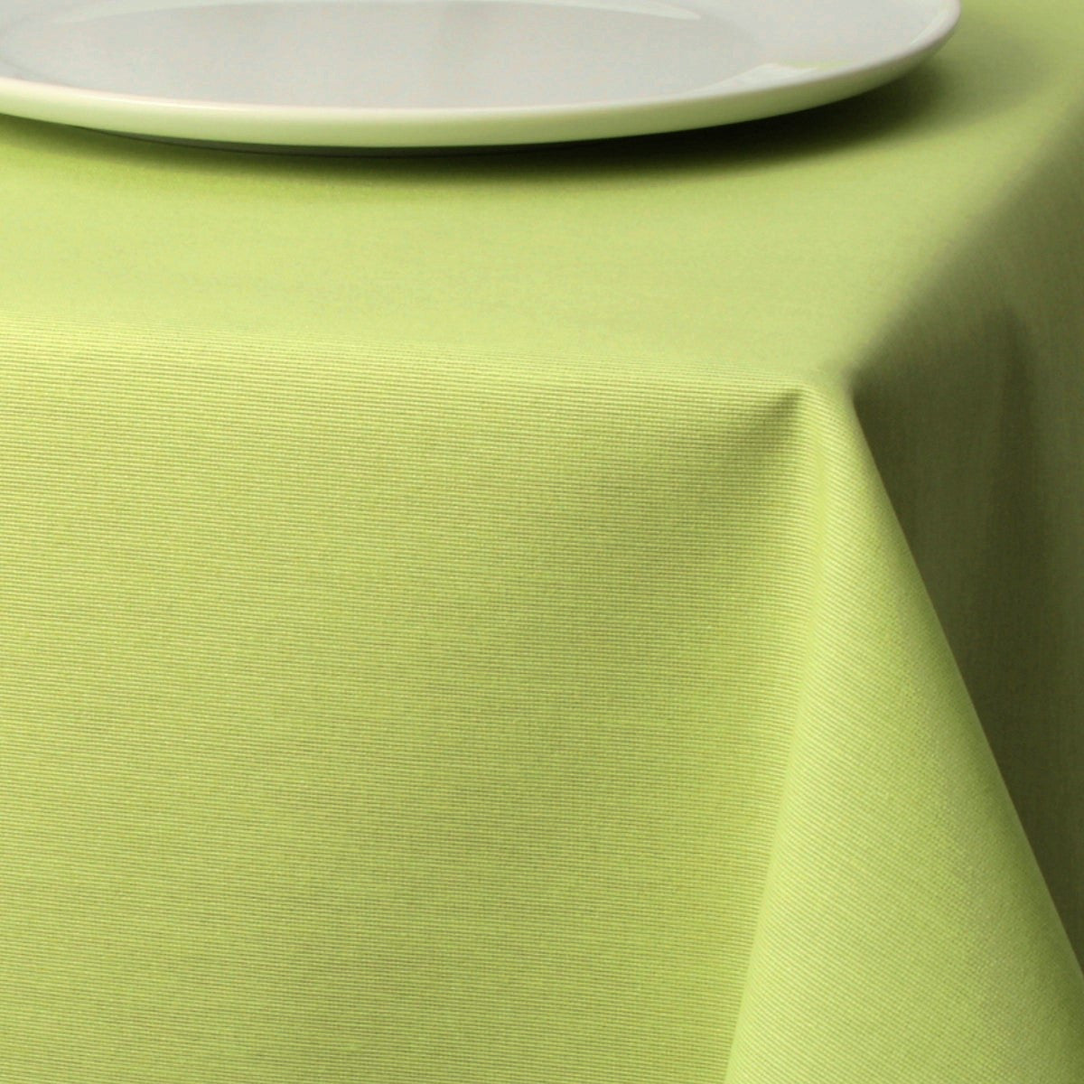 Basic enfärgad textilvaxduk - Grön