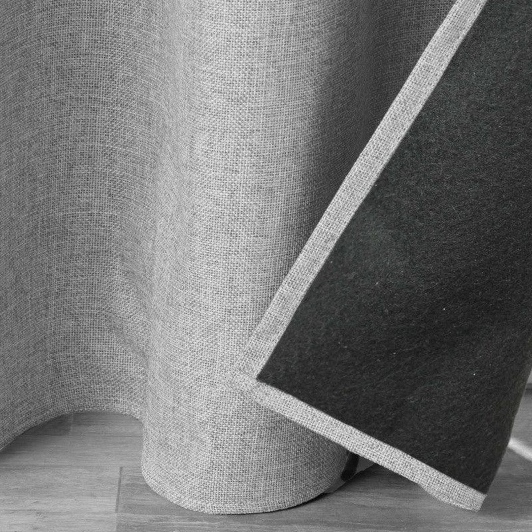 Jupiter Grå – Isolerande Gardin 140 x 260 cm, hörn