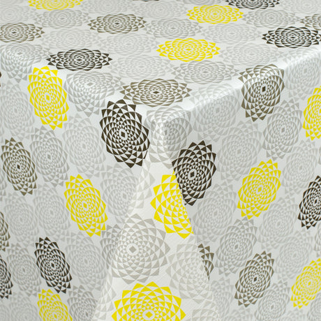 Närbild av Kalejdoskop - Solsken och svarta hål, vaxduk med lätt präglad yta