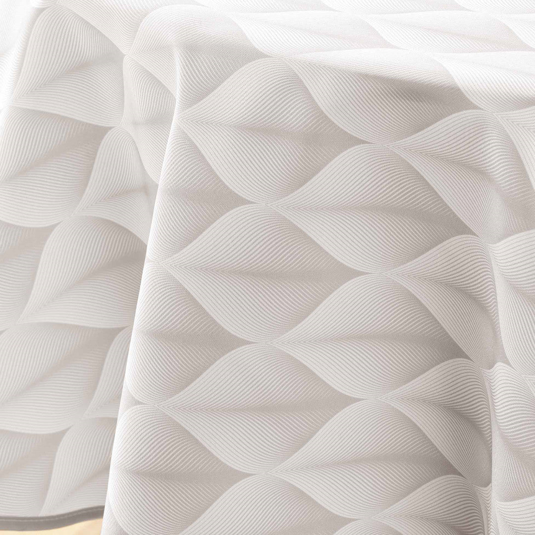 Kalini Grey Ø 180 cm, rund duk med fläckskydd