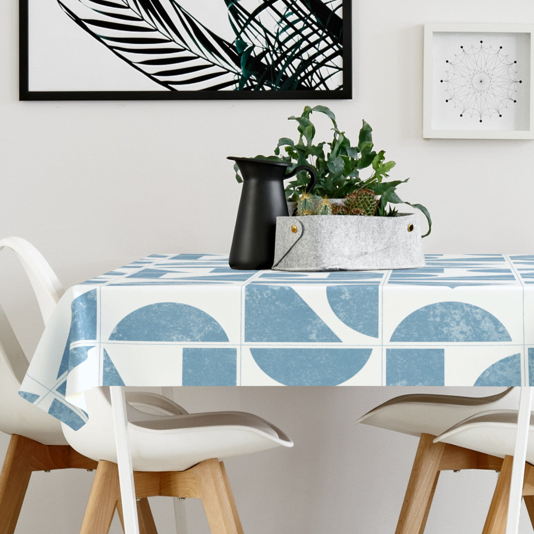 Keta - Vaxduk med geometrisk retromönster