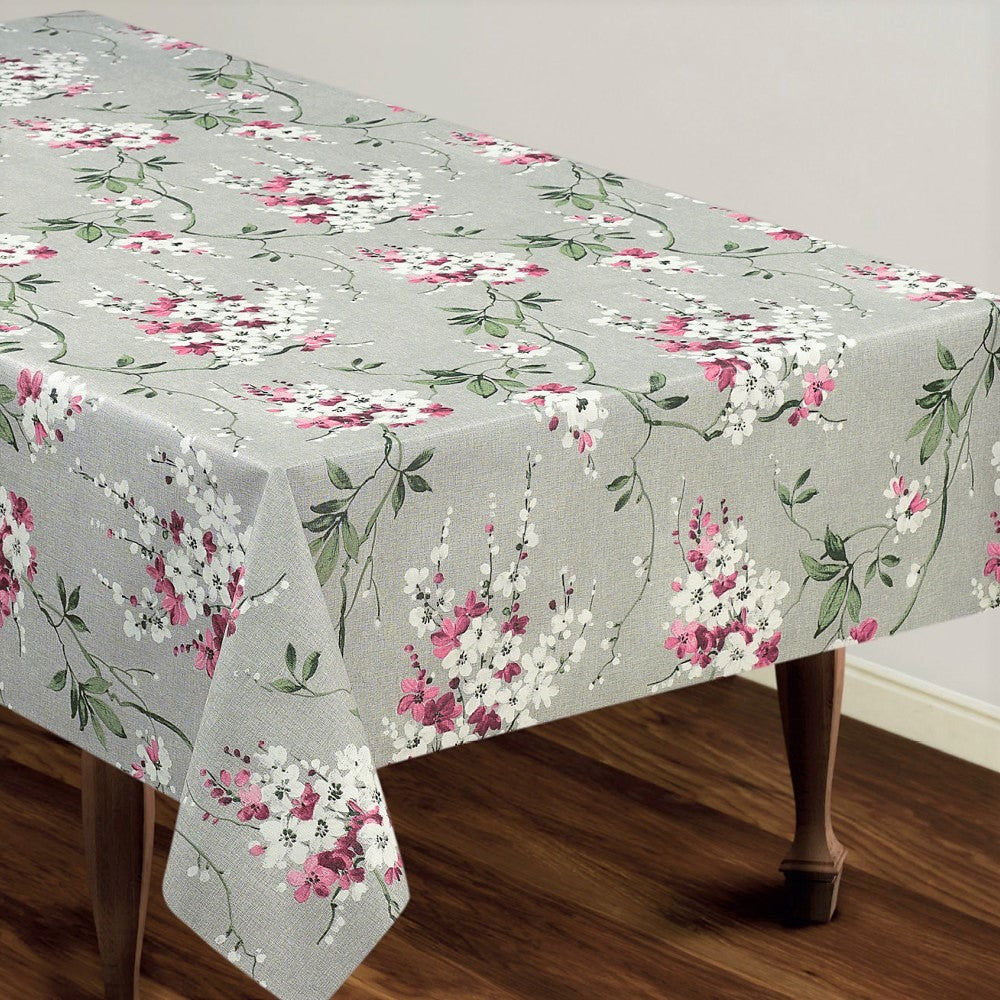 Vaxduk - Körsbärsblom rosa 160 cm bred