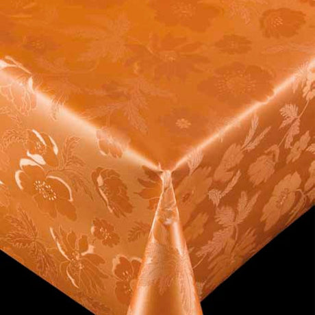 Diamond Koppar - Damast präglad vaxduk med pärlemors-effekt närbild