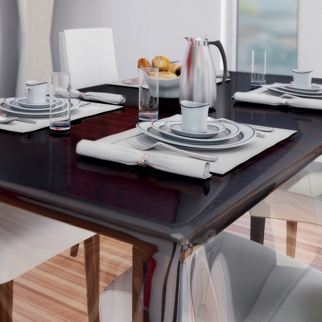 Kraftig genomskinlig duk – 1,0 mm tjock / ca. 140 cm bred