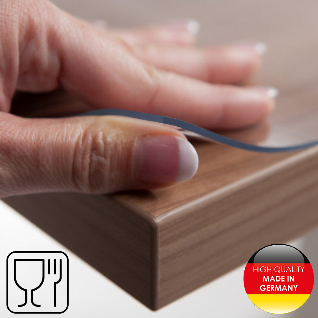 Kraftig genomskinlig duk i klar plast – 2,0 mm / 150 cm