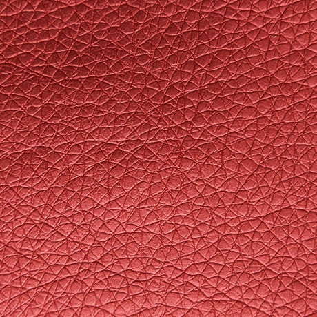 Konstläder utan handskuren kant - Ekokuir Brillant - Imiterat läder, 0,8 mm/140 cm - Röd/koppar