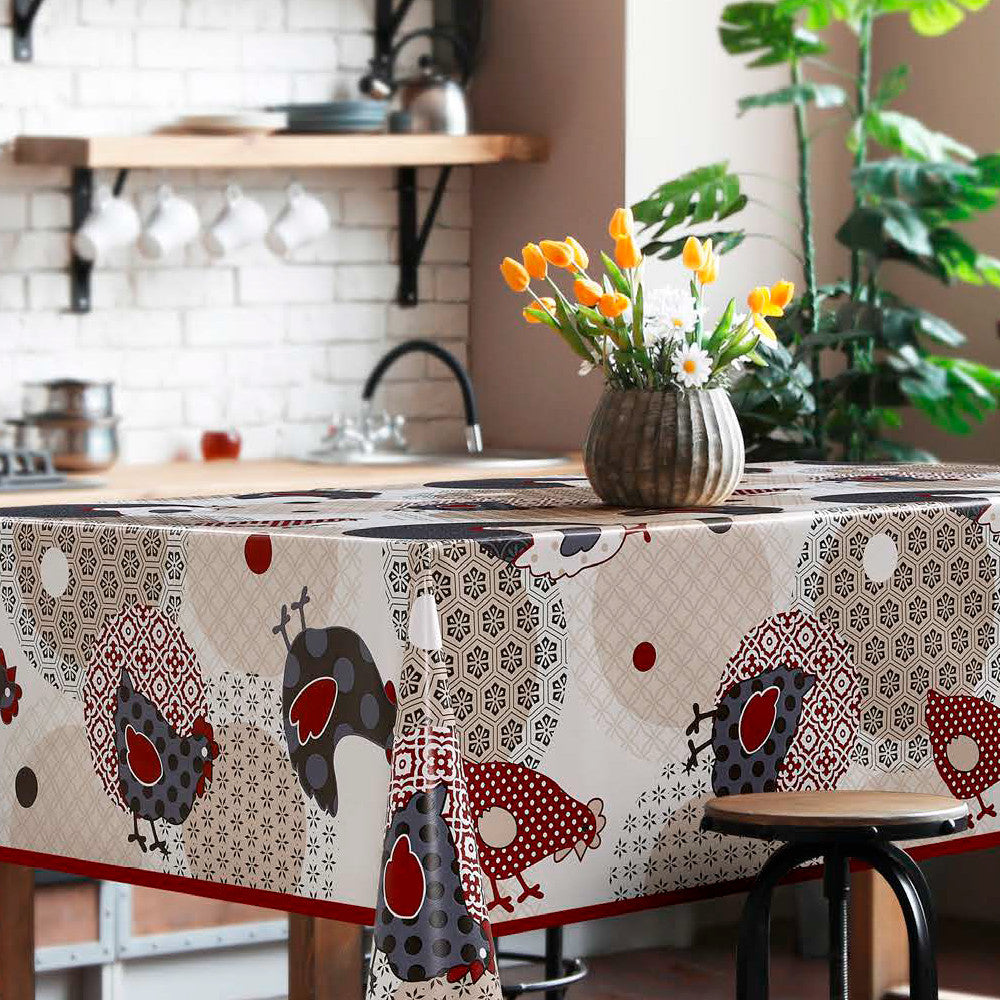 KYKKELIKY - Påskvaxduk med höns