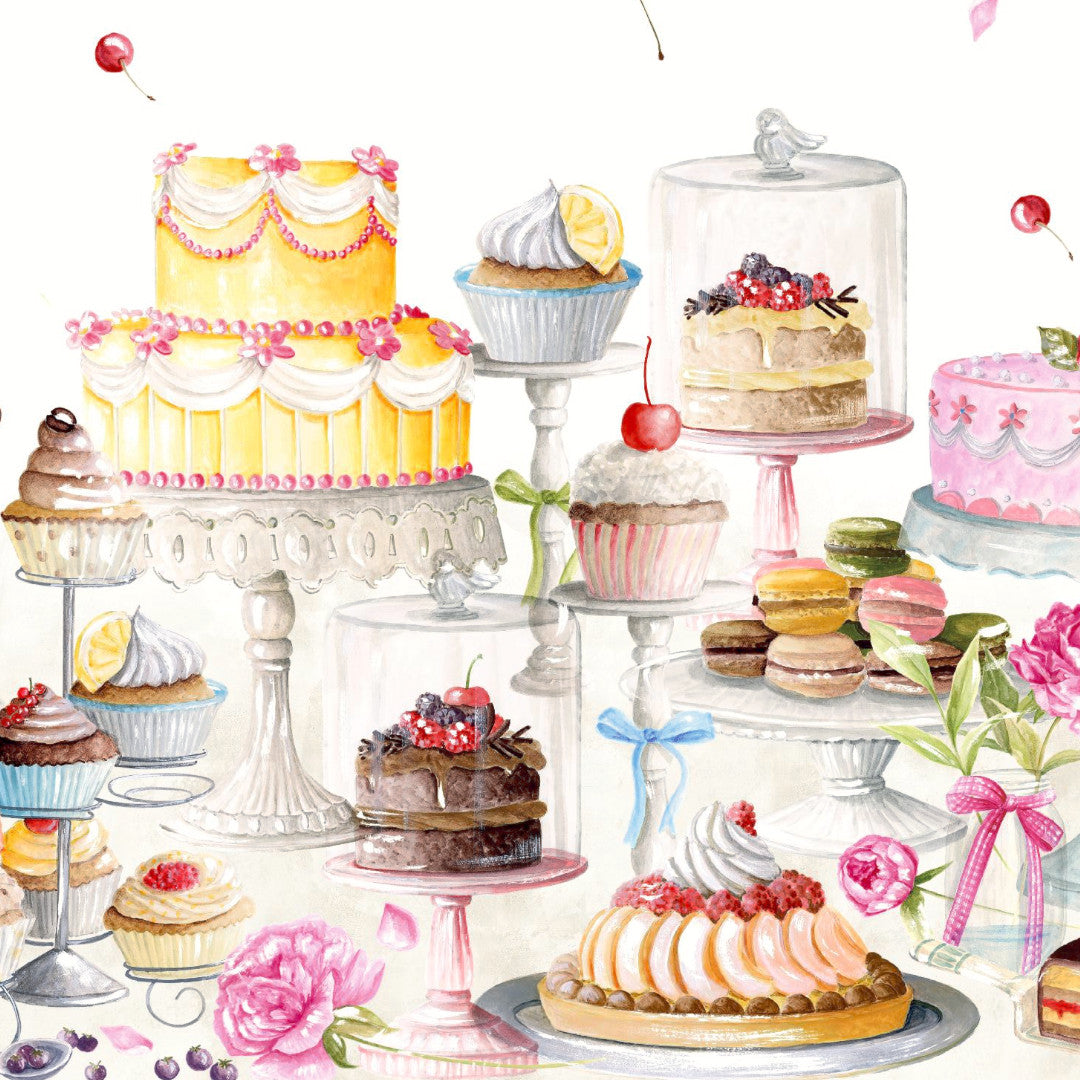 La Grande Gara di Panificazione – Textilvaxduk med läckra bakverk