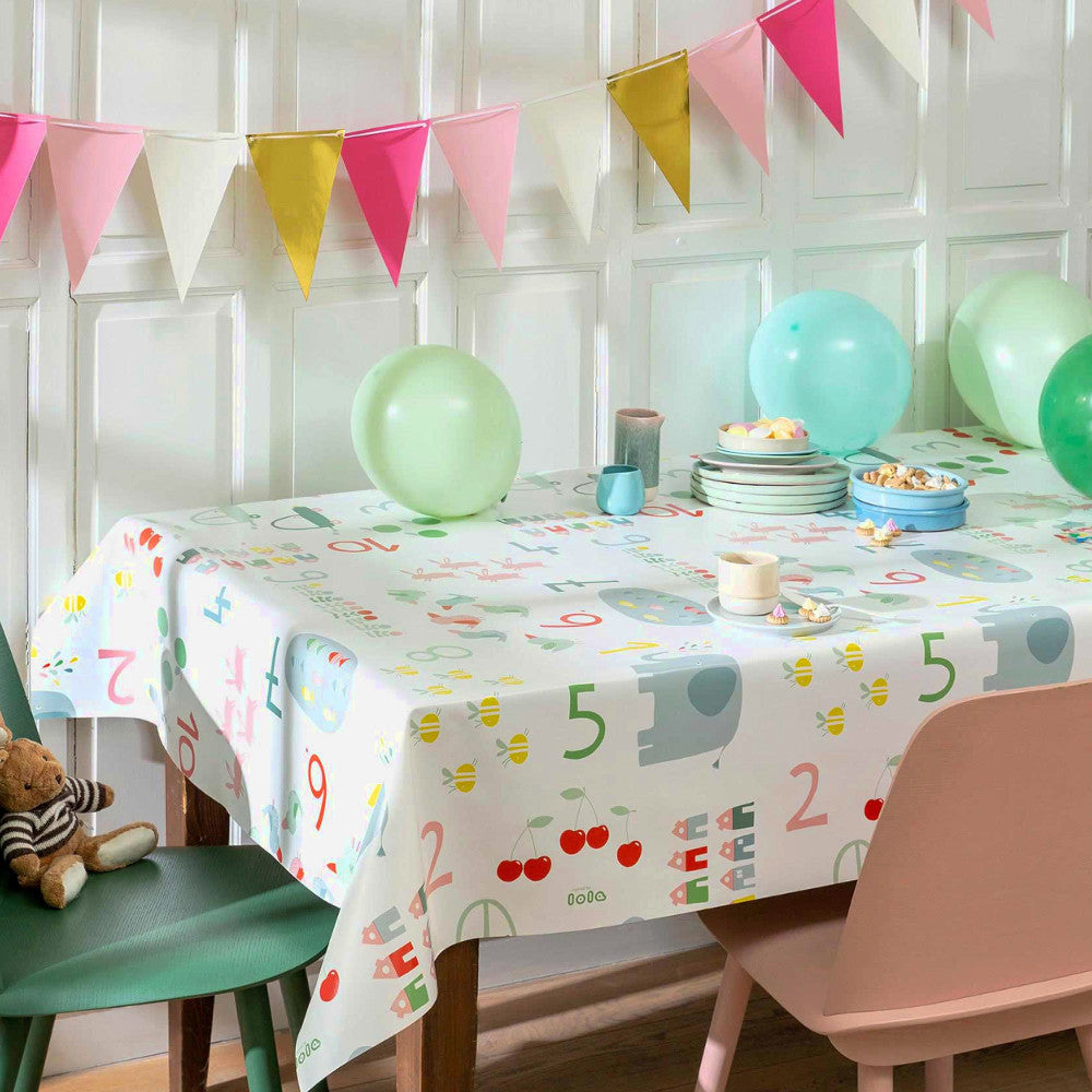 Miljöbild Count me in Lola vaxduk - Lär att räkna med Lola