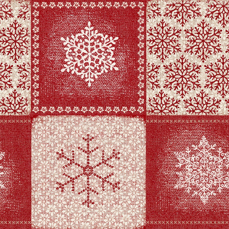 Frozen Rouge, Laura Lancelle textilvaxduk - 100% bomull med dubbel akryl och fläckskydd