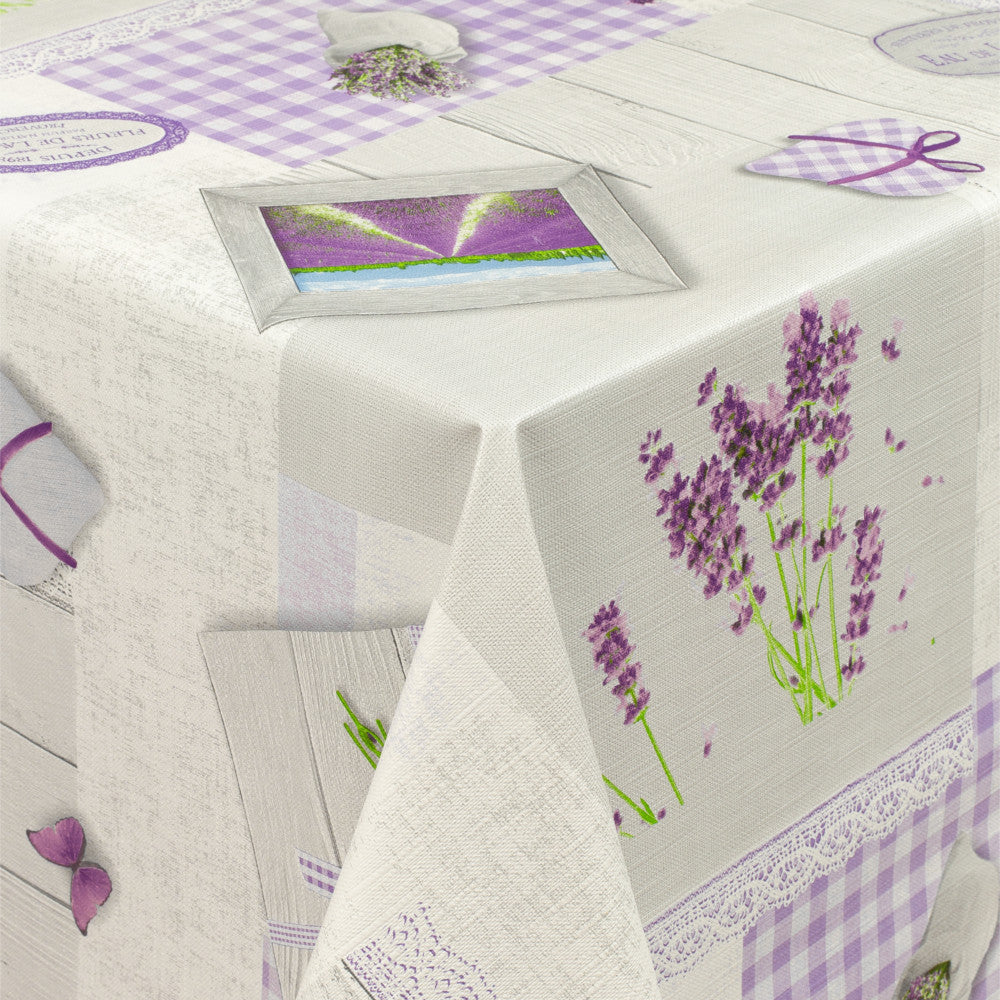 Lavendel Liv, vaxduk med lätt präglad yta