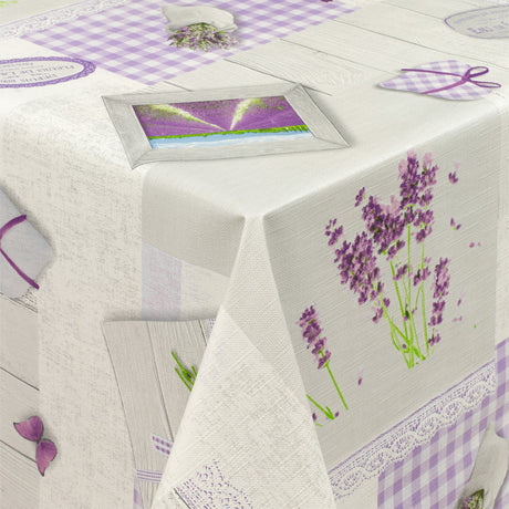 Lavendel Liv, vaxduk med lätt präglad yta