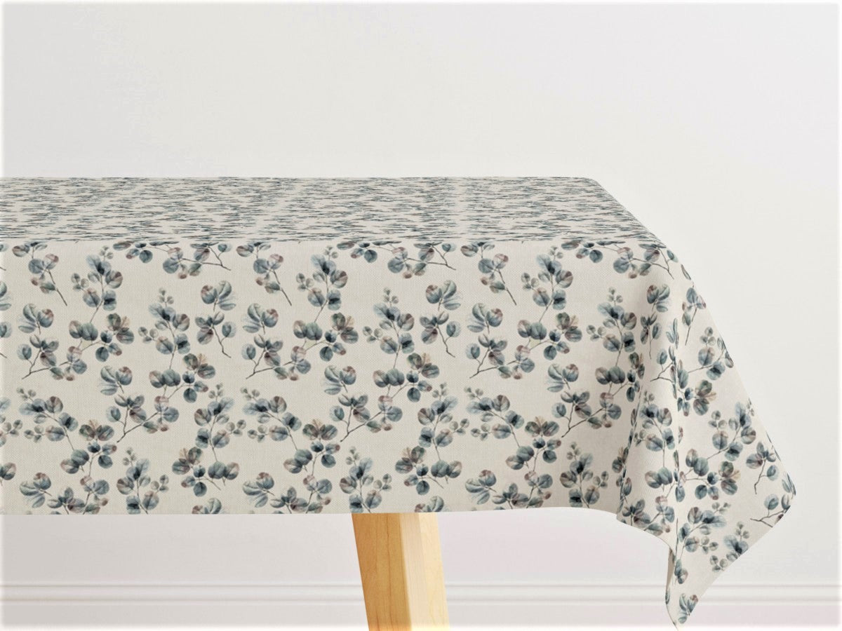 Libermann Natur - Textilvaxduk med vackra löv, 140 cm bred