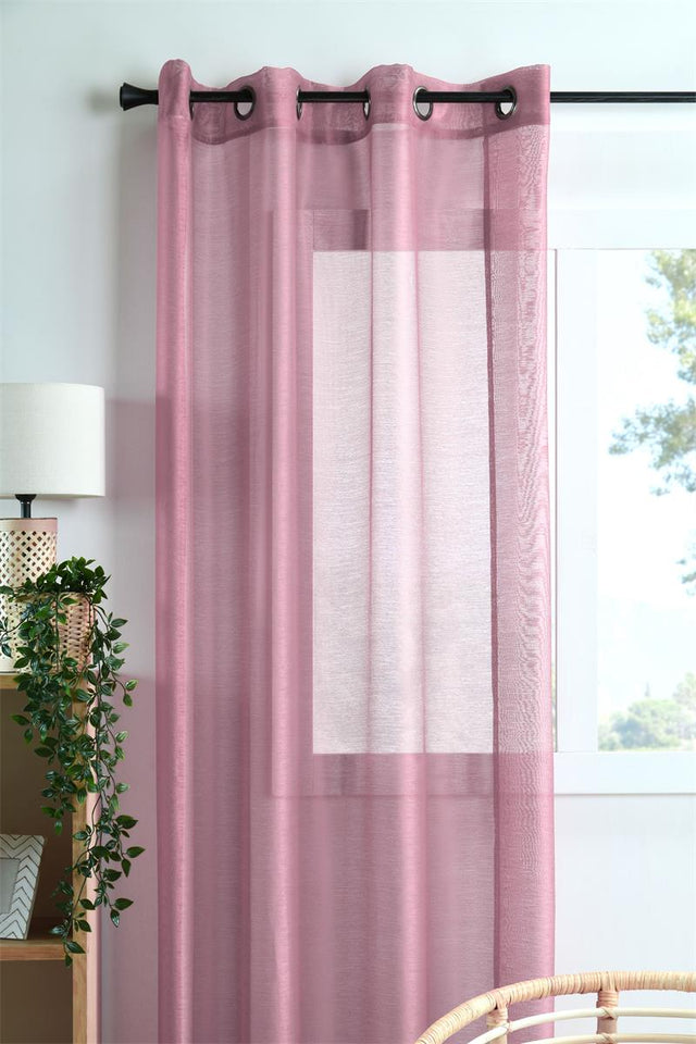 Linwood Rosa – Spetsgardin 140 x 260 cm