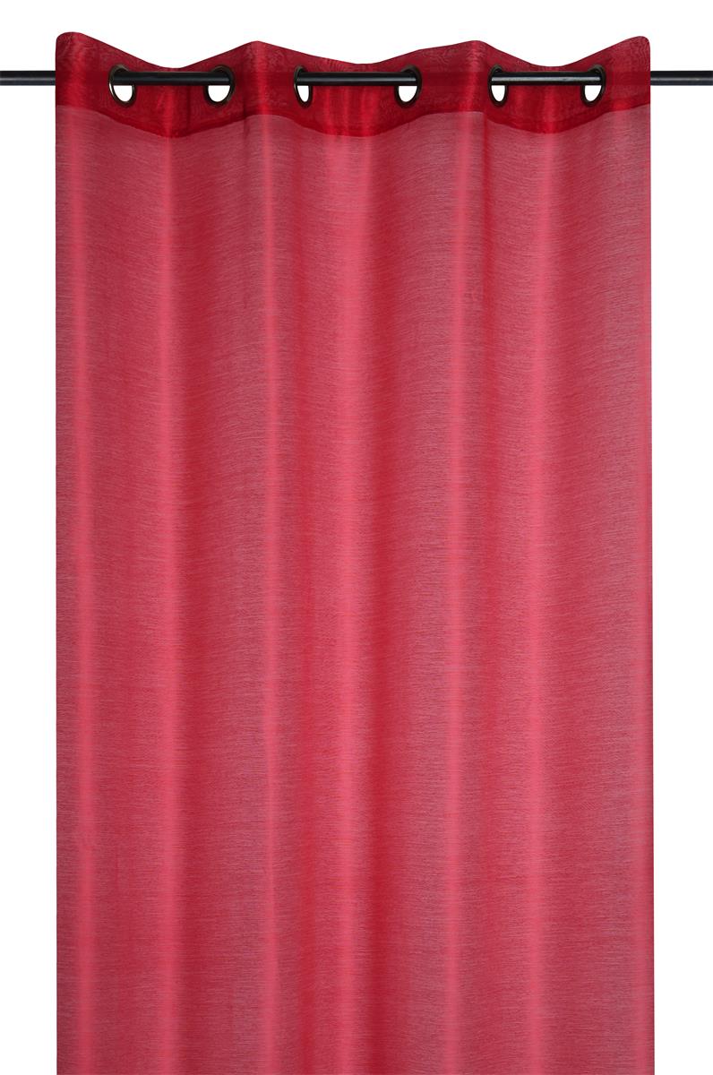 Linwood Röd – Spetsgardin 140 x 260 cm, miljö