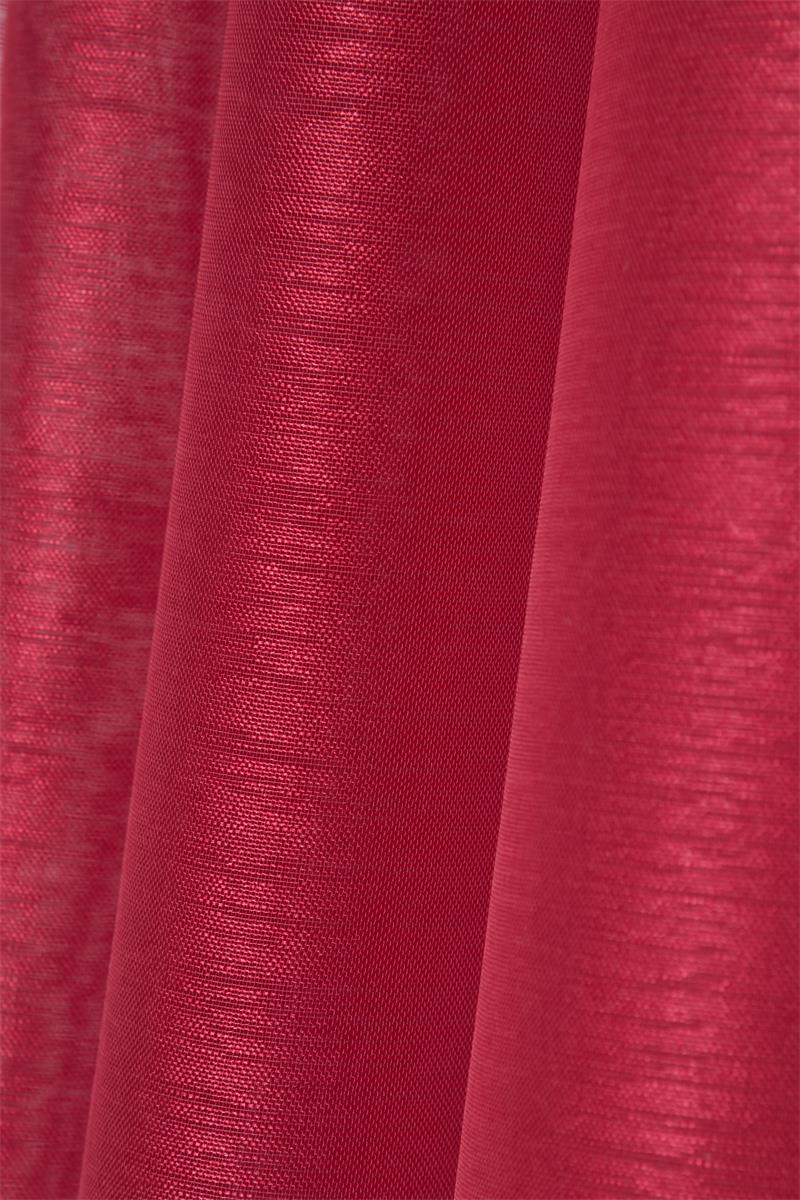 Linwood Röd – Spetsgardin 140 x 260 cm, närbild