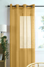 Linwood Senapsgul – Spetsgardin 140 x 260 cm