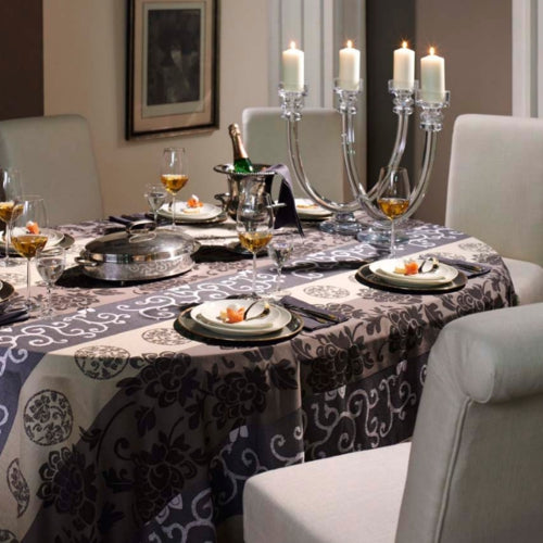 Elegant textilvaxduk i kraftig kvalitet - 160 cm bred