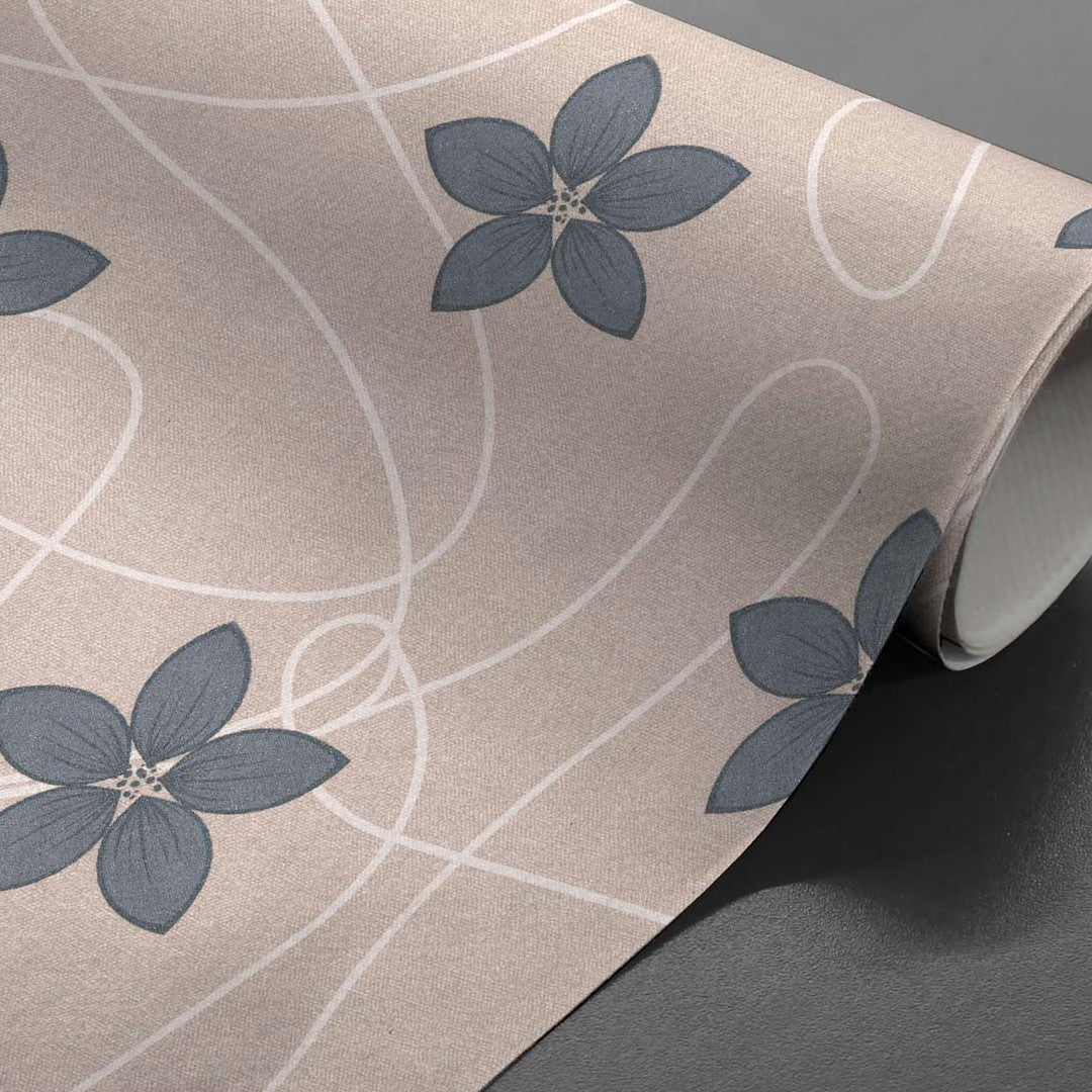 På rulle Matchamed blomor krulligs treck och glitter