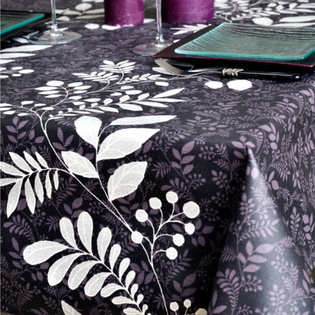 Textilvaxduk - Milton, svart