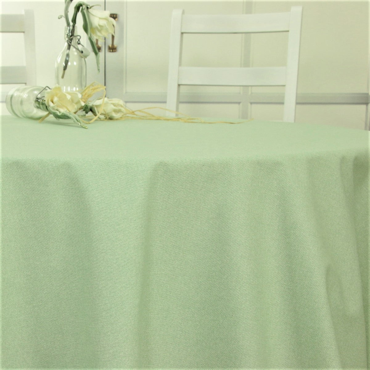 Dali 160, enfärgad textilvaxduk - Mint