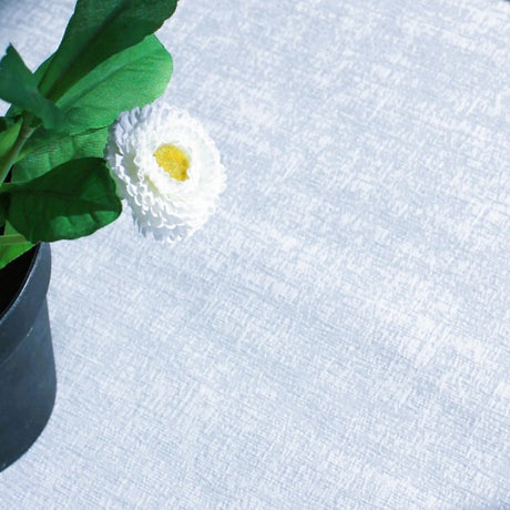 Morillo Luxxus Blanco - Jacquard vävd textilvaxduk, 140 cm bred